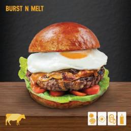 Mymarshall's Co Burst N Melt Burger