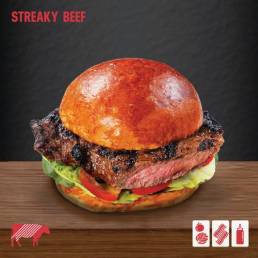 Mymarshall's Co Streaky Beef Burger